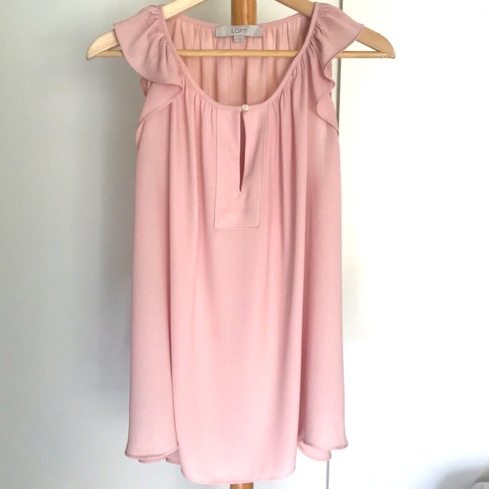 LOFT sleeveless blouse. Worn once!